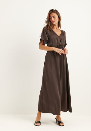 Satin Maxi Dress