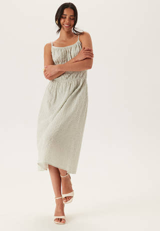 Seersucker Smock Dress