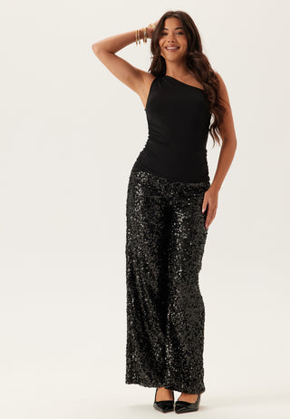 Sequin Wide Trousers