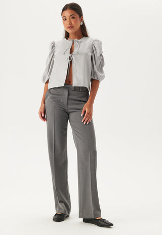 Short Puff Sleeve Blouse