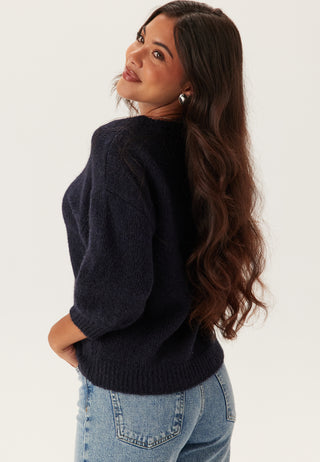 Short Sleeve Knitted Sweater