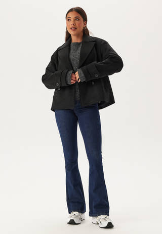 Short Wool Blend Jacket