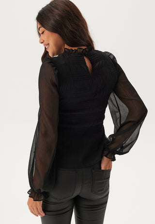 Smock Langermet Bluse