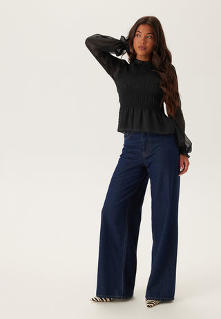 Smock Langermet Bluse