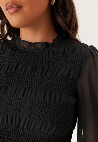 Smock Langermet Bluse