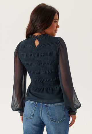 Smock Langermet Bluse