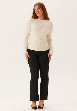 Soft Flared Suit Trousers