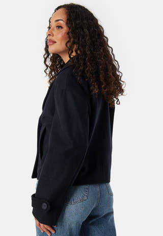 Sophie Short Wool Blend Coat