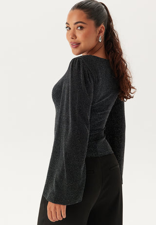 Sparkling Puff Sleeve Top