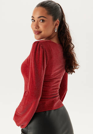 Sparkling Puff Sleeve Top