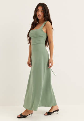 Square Neck Corset Dress