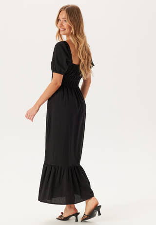 Square Neck Cotton Maxi Dress