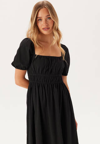 Square Neck Cotton Maxi Dress