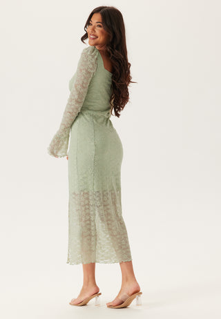Square Neck Lace Dress