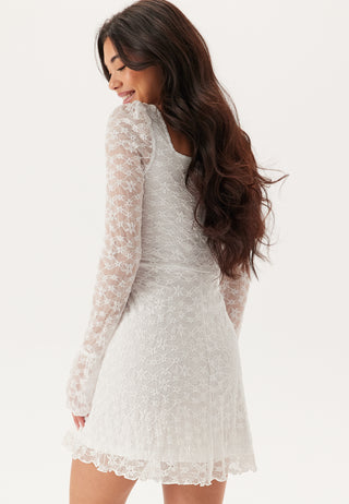 Square Neck Lace Dress