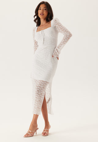 Square Neck Lace Dress