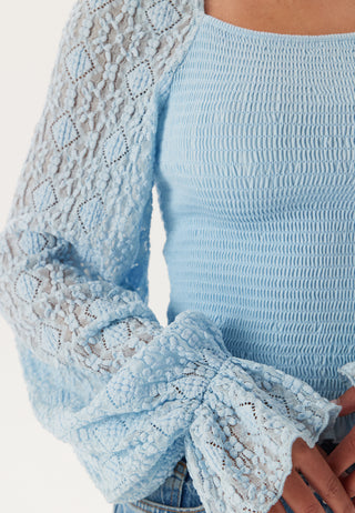 Square Neck Smock Top