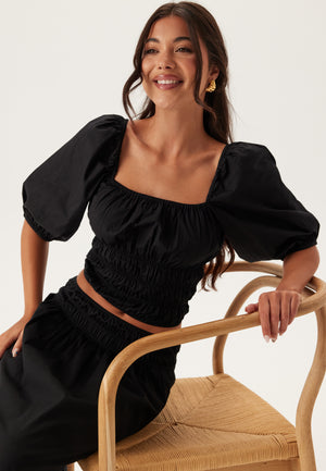 Square Neck Smock Top