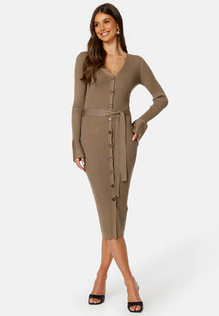 Fine Knitted Cardigan Dress