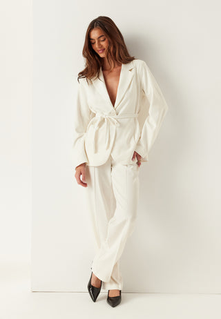 Straight High Waist Dressbukse