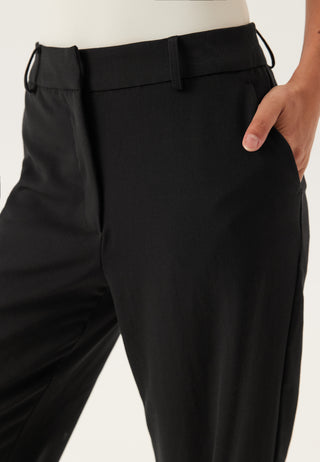Straight High Waist Suit Trousers