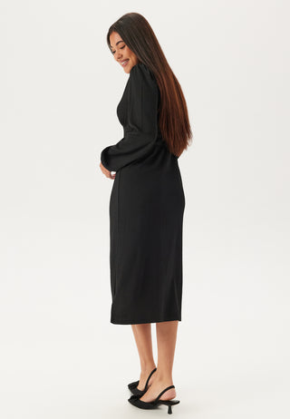Structure Button Midi Dress