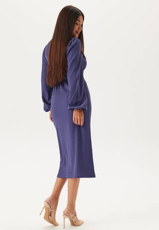 Structure Button Midi Dress