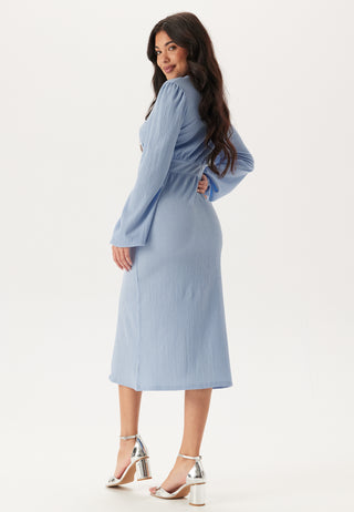 Structure Button Midi Dress