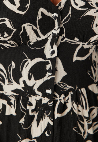 Structure Button Midi Dress