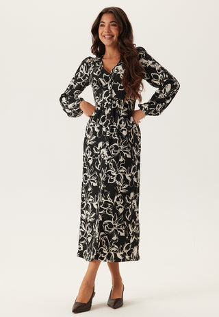 Structure Button Midi Dress