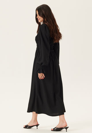 Structure Long Sleeve Midi Dress