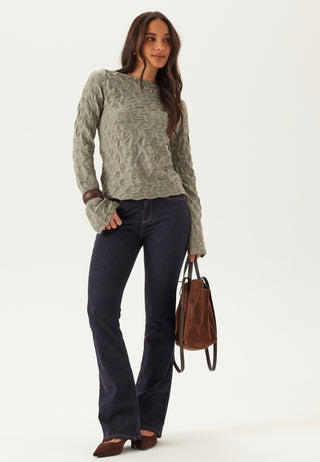 Structure Long Sleeve Top