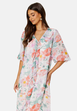 Summer Luxe Frill Maxi Dress