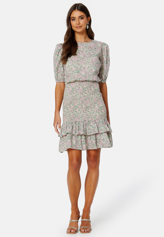 Summer Luxe Patterned Smock Dress