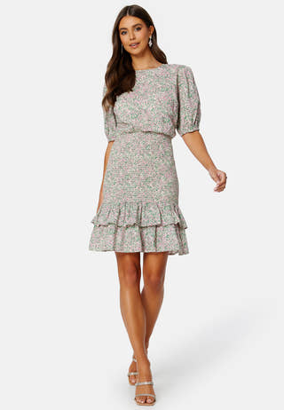 Summer Luxe Patterned Smock Dress