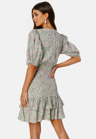 Summer Luxe Patterned Smock Dress