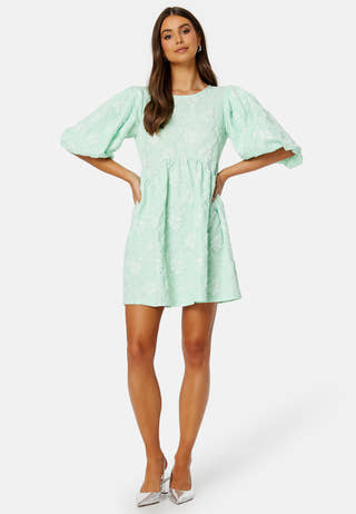 Summer Luxe Puff Mini Dress