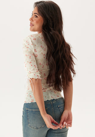 Sweetheart Mesh Top