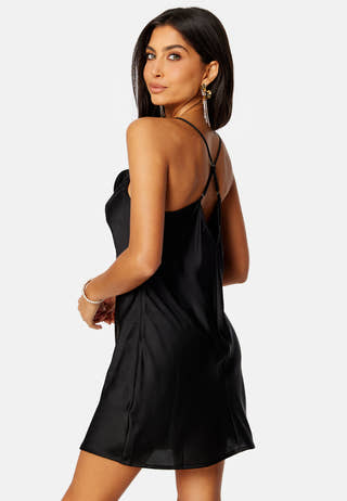 Tara satin party dress