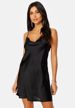 Tara satin party dress