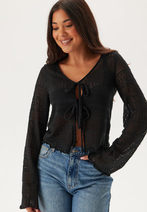Tie Cardigan