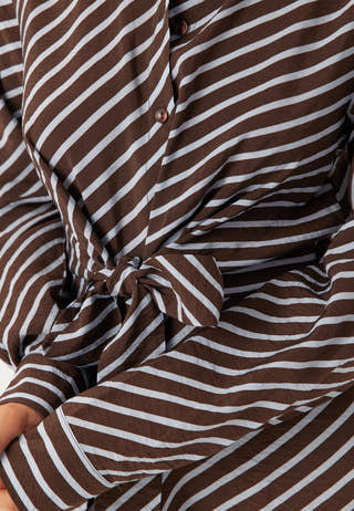 Tie Detail Shirt Dress