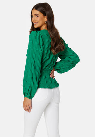Triniti wrap blouse