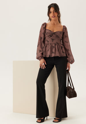 Twist-detalj Bluse