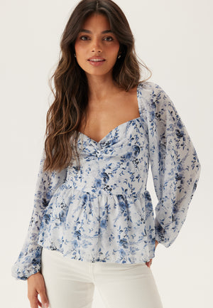 Twist-detalj Bluse