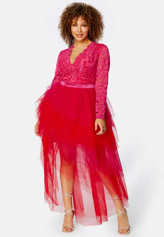 Two Tone Lace Dress