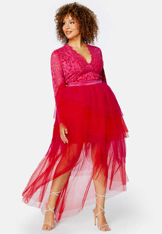 Two Tone Lace Dress