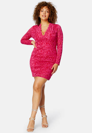 Two Tone Lace Dress