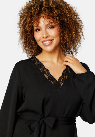 Vallie midi lace dress