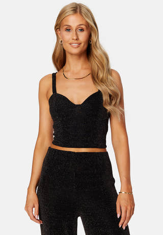 Vedalia sparkling bustier top